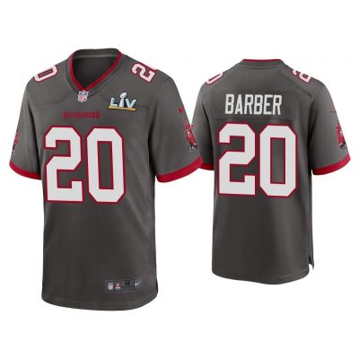 Ronde Barber Tampa Bay Buccaneers Super Bowl LV Pewter Game Jersey