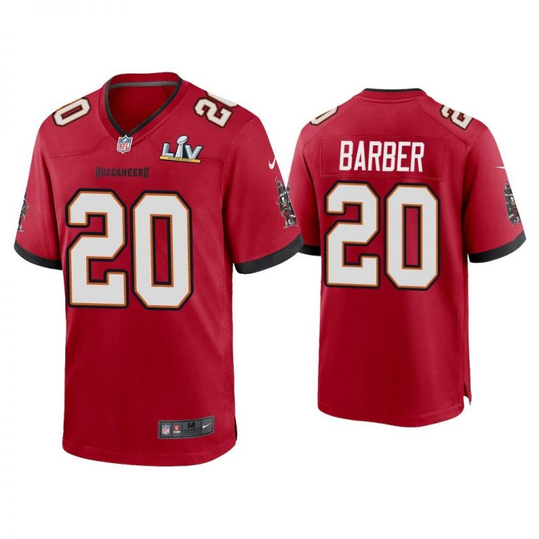 Ronde Barber Tampa Bay Buccaneers Super Bowl LV Red Game Jersey