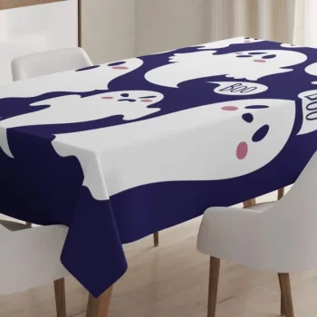 Scary Ghost Characters Boo 3D Printed Tablecloth Table Decor Home Decor