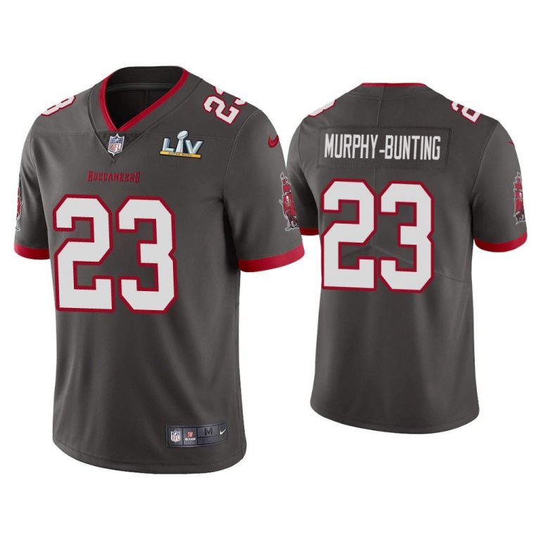 Sean Murphy-Bunting Tampa Bay Buccaneers Super Bowl LV Pewter Vapor Limited Jersey