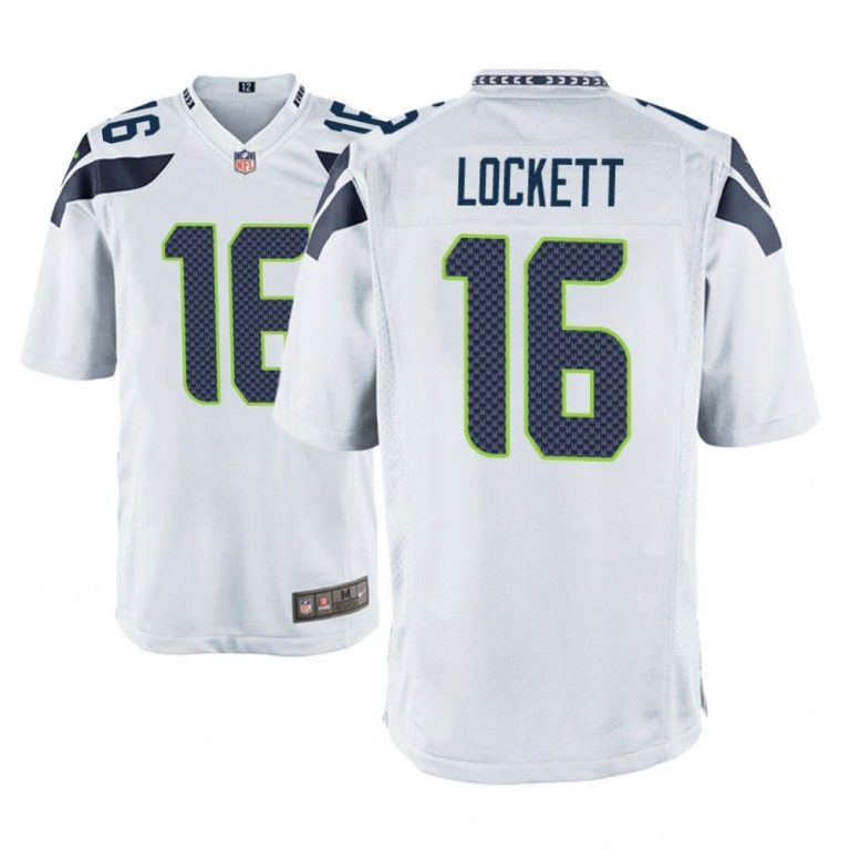 Seattle Seahawks #16 White Men Tyler Lockett Game Jersey