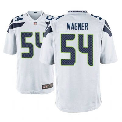 Seattle Seahawks #54 White Men Bobby Wagner Game Jersey