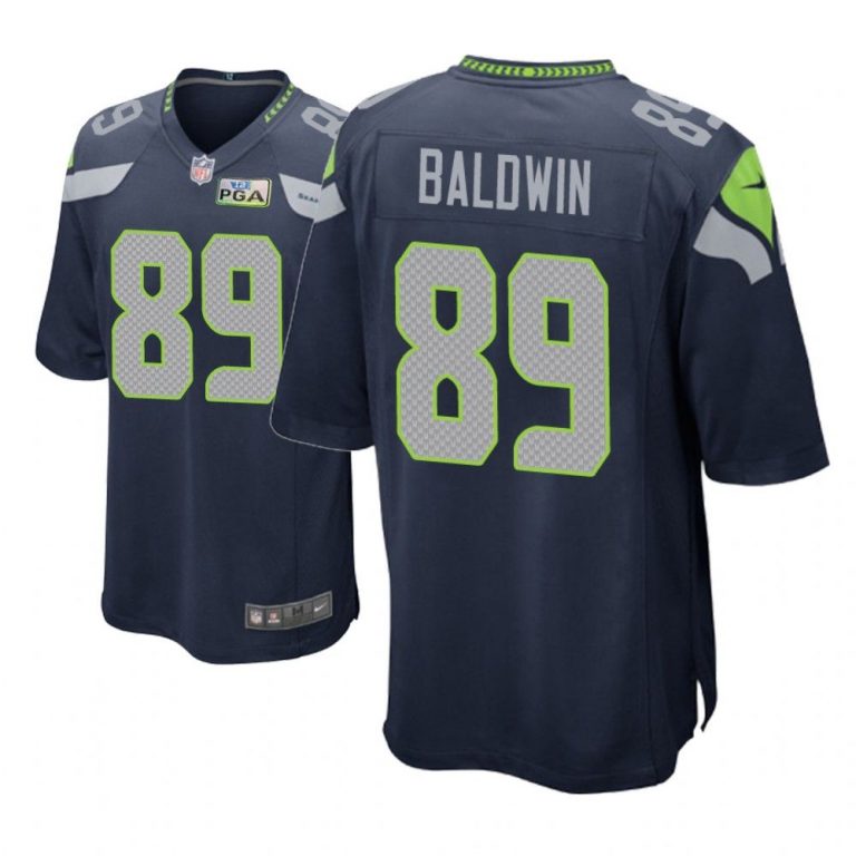 Seattle Seahawks #89 Navy Men Doug Baldwin Game Jersey