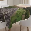 Stones And Road Tracks 3D Printed Tablecloth Table Decor Home Decor