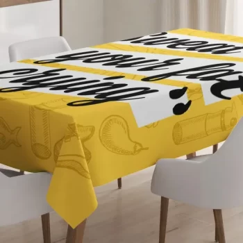Sweat Is Your Fat Humor 3D Printed Tablecloth Table Decor Home Decor
