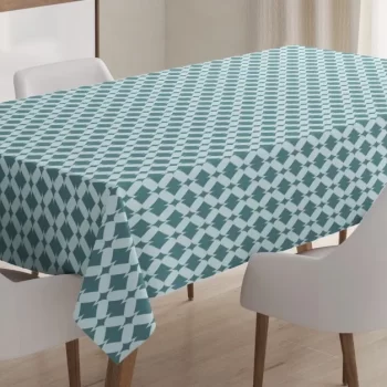 Symmetrical Zigzag Stripes 3D Printed Tablecloth Table Decor Home Decor