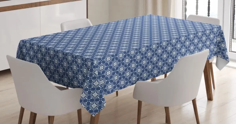 Talavera Pattern 3D Printed Tablecloth Table Decor Home Decor