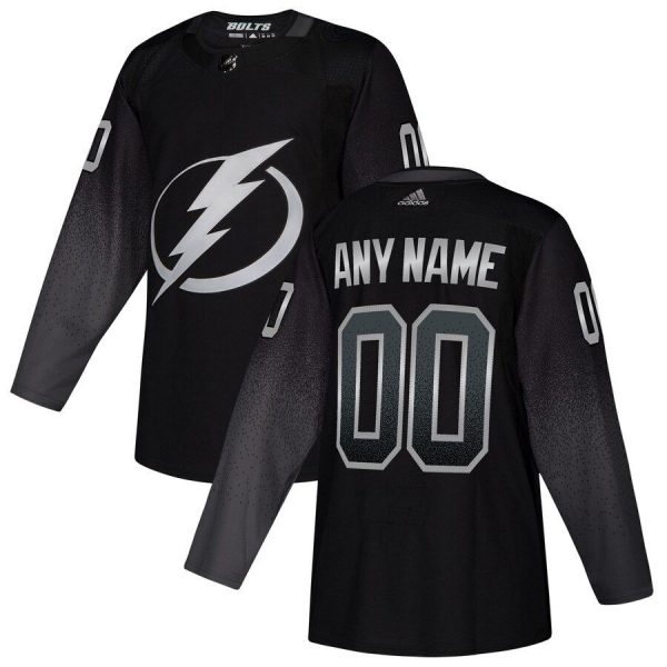 Tampa Bay Lightning Alternate Custom Jersey Black