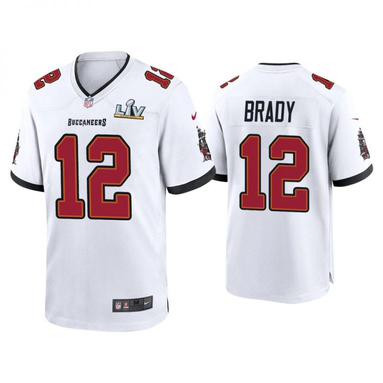 Tom Brady Tampa Bay Buccaneers Super Bowl LV White Game Jersey