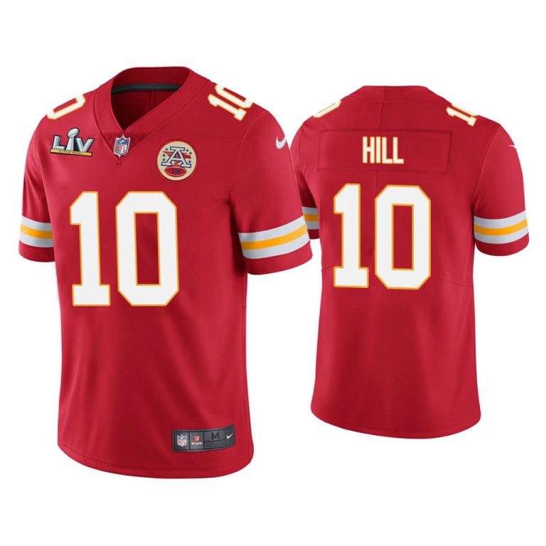 Tyreek Hill Kansas City Chiefs Super Bowl LV Red Vapor Limited Jersey