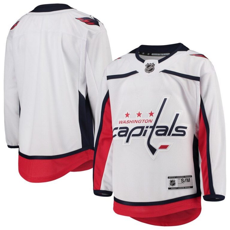 Washington Capitals Youth Stadium Series Premier Jersey White