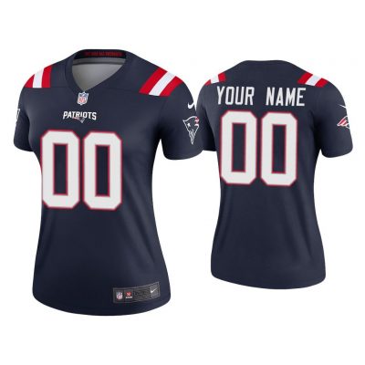 Women 2020 Custom New England Patriots White Legend Jersey