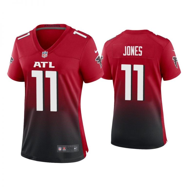 Women 2020 Julio Jones Atlanta Falcons Red 2nd Alternate Game Jersey