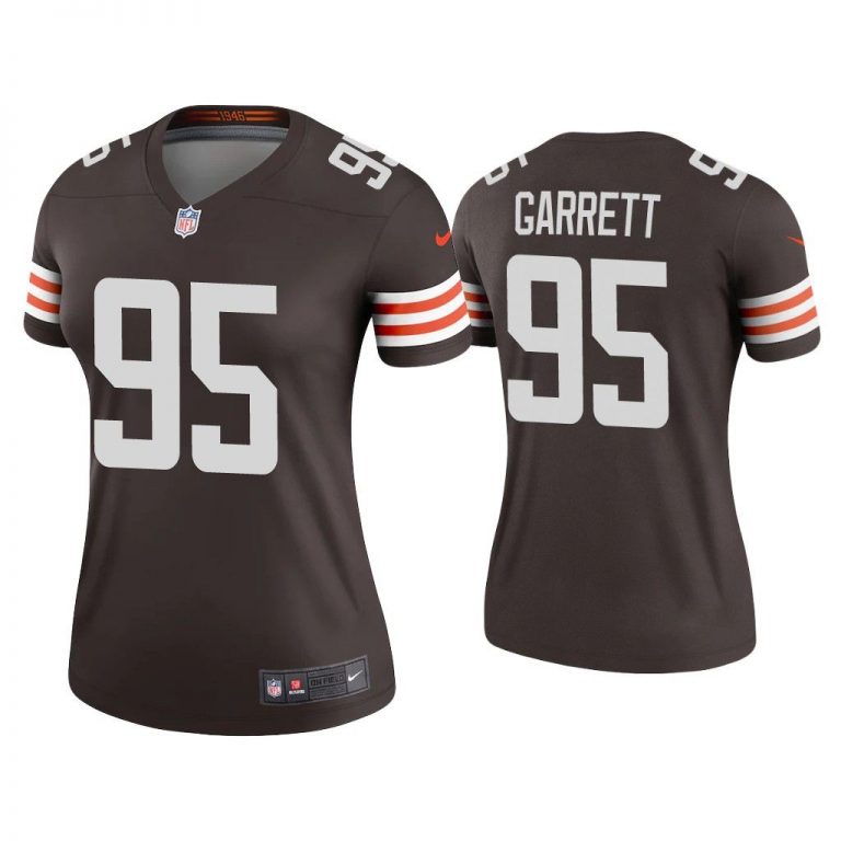 Women 2020 Myles Garrett Cleveland Browns Brown Legend Jersey