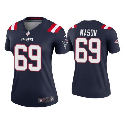 Women 2020 Shaq Mason New England Patriots White Legend Jersey