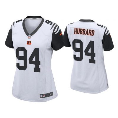 Women 2021 Sam Hubbard Cincinnati Bengals Black Alternate Game Jersey