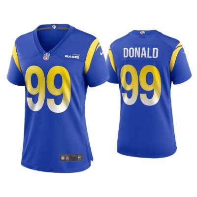 Women Aaron Donald Los Angeles Rams Royal Game Jersey