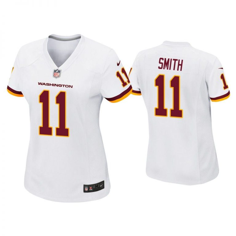 Women Alex Smith Washington Football Team White Game Jersey