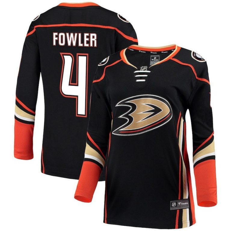 Women Anaheim Ducks Cam Fowler Black Breakaway Jersey