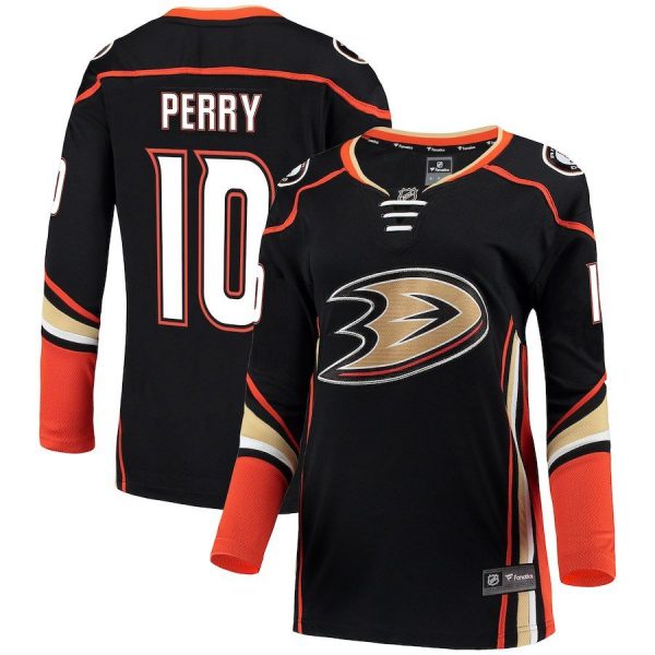 Women Anaheim Ducks Corey Perry Black Breakaway Jersey