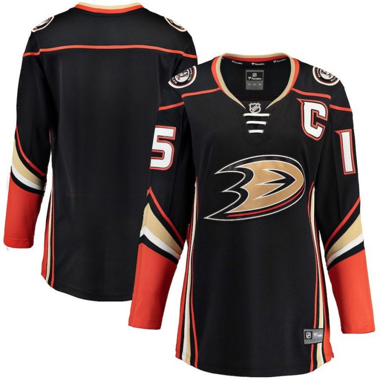 Women Anaheim Ducks White Away Breakaway Jersey