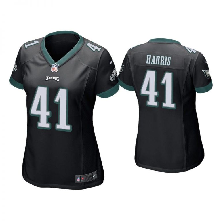 Women Anthony Harris Philadelphia Eagles Black Game Jersey