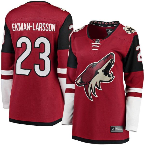 Women Arizona Coyotes Oliver Ekman-Larsson Maroon Home Breakaway Player Jersey