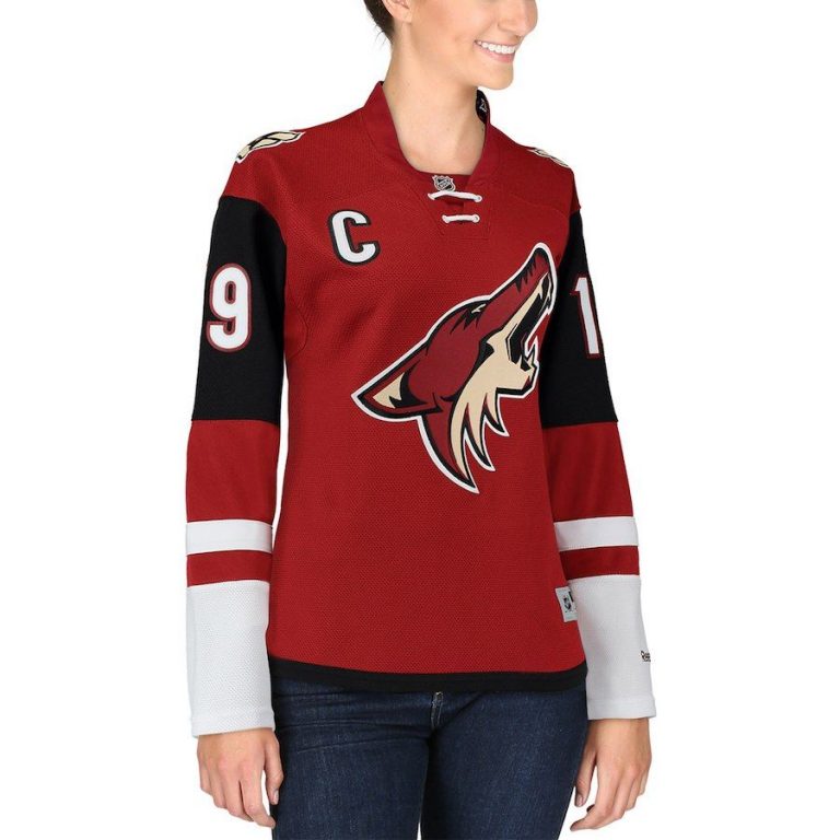 Women Arizona Coyotes Shane Doan Garnet Premier Player Home Jersey