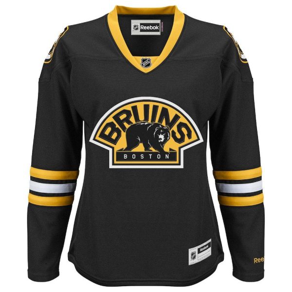 Women Boston Bruins Charcoal Premier Alternate Jersey