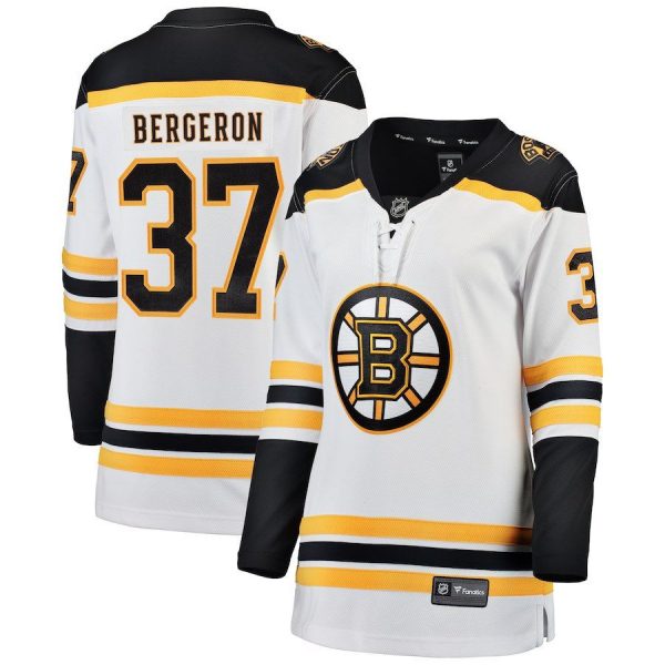Women Boston Bruins Patrice Bergeron Black Home Breakaway Player Jersey