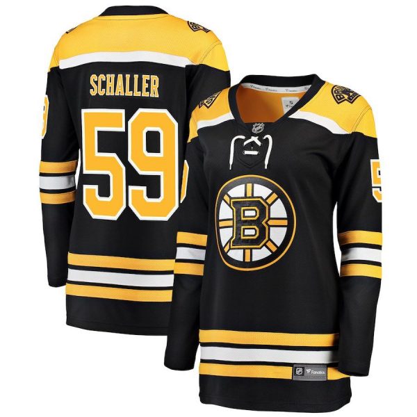 Women Boston Bruins Tim Schaller Black Breakaway Player Jersey