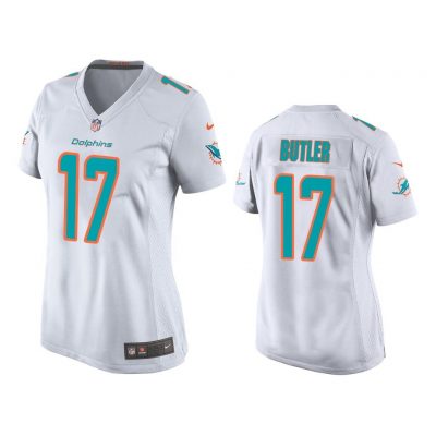 Women Brice Butler #17 Miami Dolphins White Game Jersey