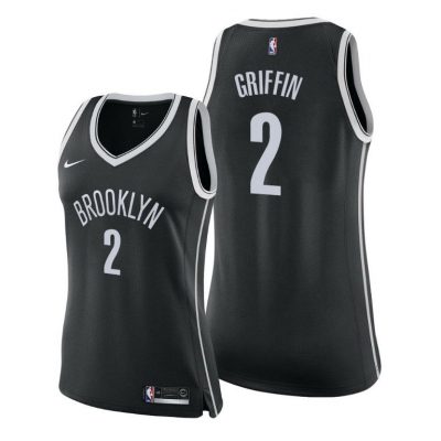 Women Brooklyn Nets Blake Griffin Icon Edition Black Jersey