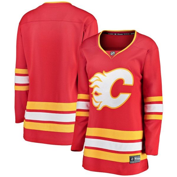 Women Calgary Flames Red Alternate Breakaway Jersey