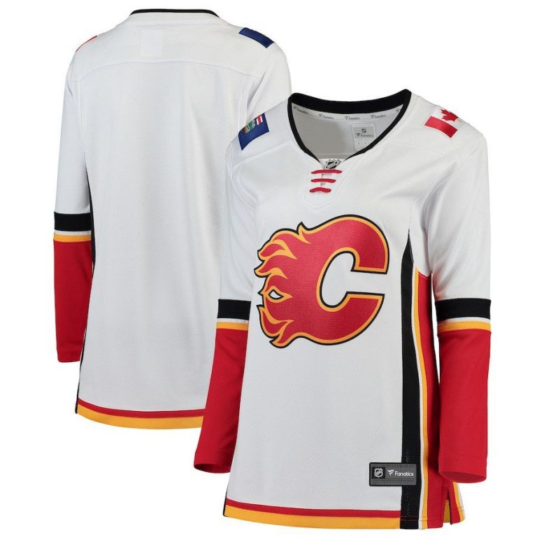 Women Calgary Flames Red Breakaway Home Jersey