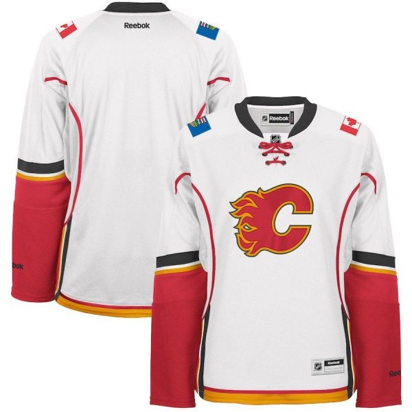 Women Calgary Flames Red Premier Home Jersey