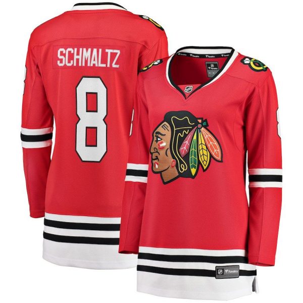 Women Chicago Blackhawks Nick Schmaltz Red Breakaway Player Jersey