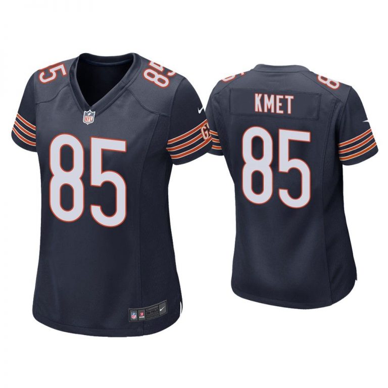 Women Cole Kmet Chicago Bears Navy Game Jersey