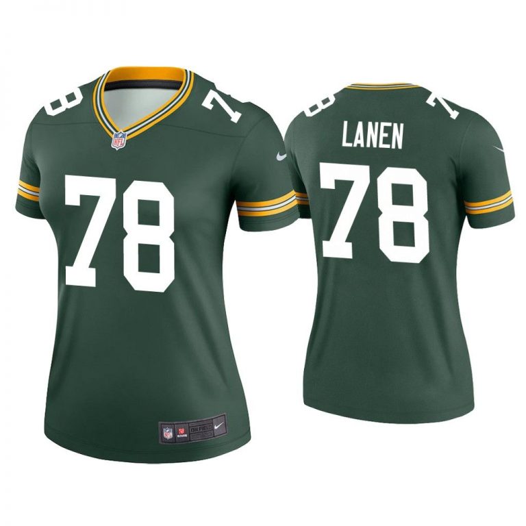 Women Cole Van Lanen Green Bay Packers Green Legend Jersey