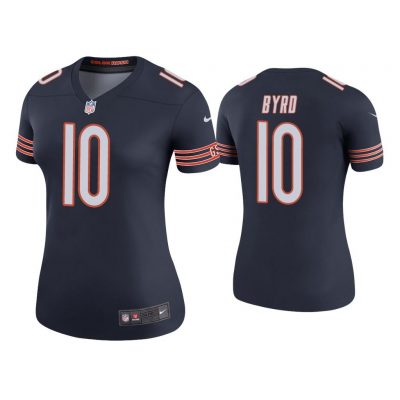 Women Color Rush Legend Damiere Byrd Chicago Bears Navy Jersey