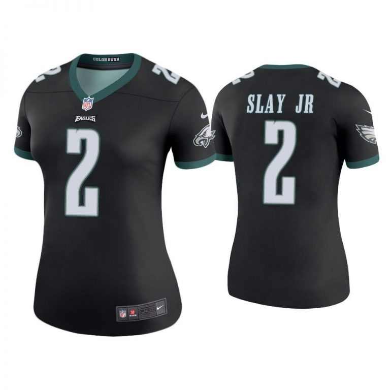 Women Color Rush Legend Darius Slay Jr Philadelphia Eagles Black Jersey