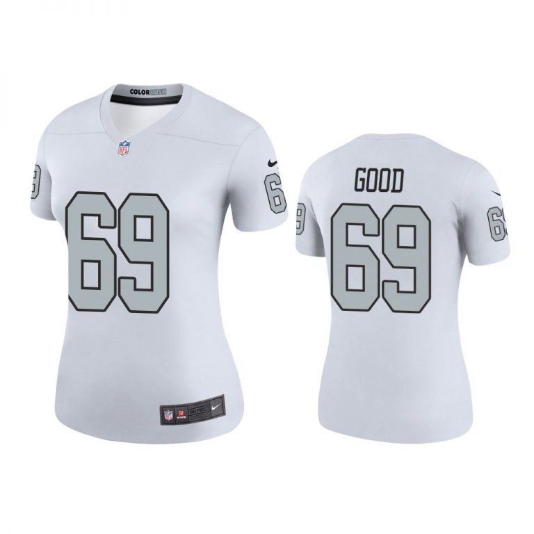 Women Color Rush Legend Denzelle Good #69 Oakland Raiders White Jersey