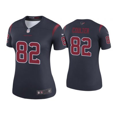Women Color Rush Legend Isaiah Coulter Houston Texans Navy Jersey
