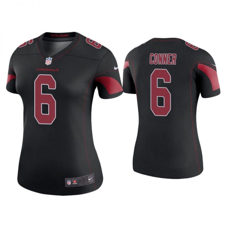 Women Color Rush Legend James Conner Arizona Cardinals Black Jersey