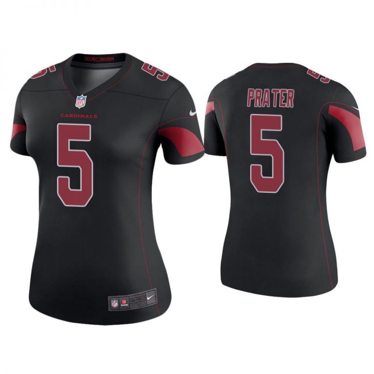 Women Color Rush Legend Matt Prater Arizona Cardinals Black Jersey