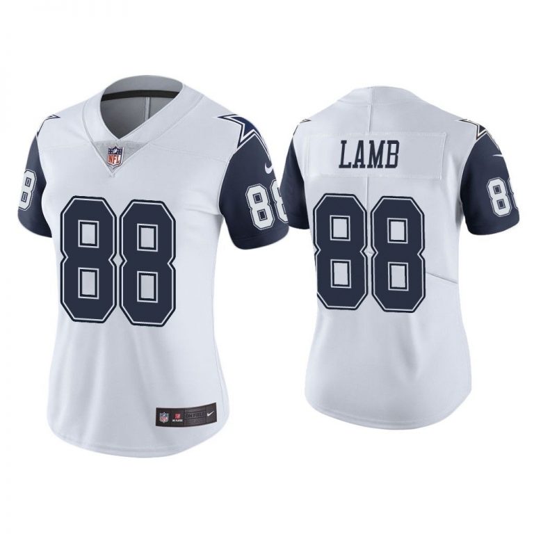 Women Color Rush Limited CeeDee Lamb Dallas Cowboys White Jersey