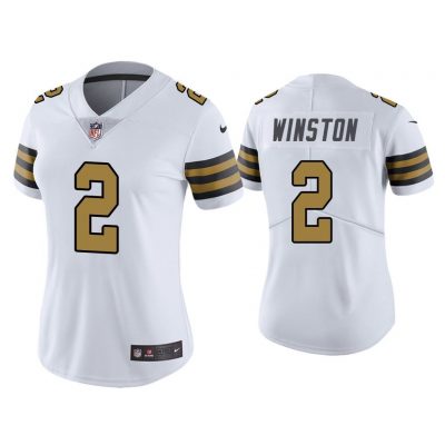 Women Color Rush Limited Jameis Winston New Orleans Saints White Jersey