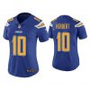 Women Color Rush Limited Justin Herbert Los Angeles Chargers Royal Jersey
