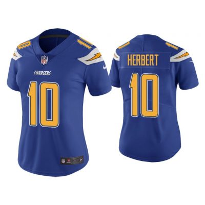Women Color Rush Limited Justin Herbert Los Angeles Chargers Royal Jersey