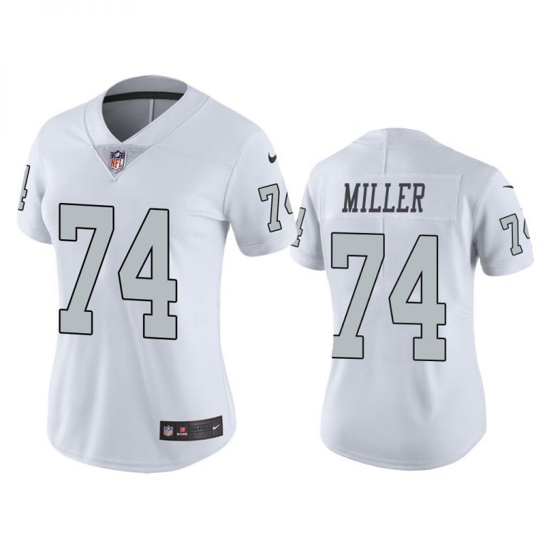 Women Color Rush Limited Kolton Miller Oakland Raiders White Jersey